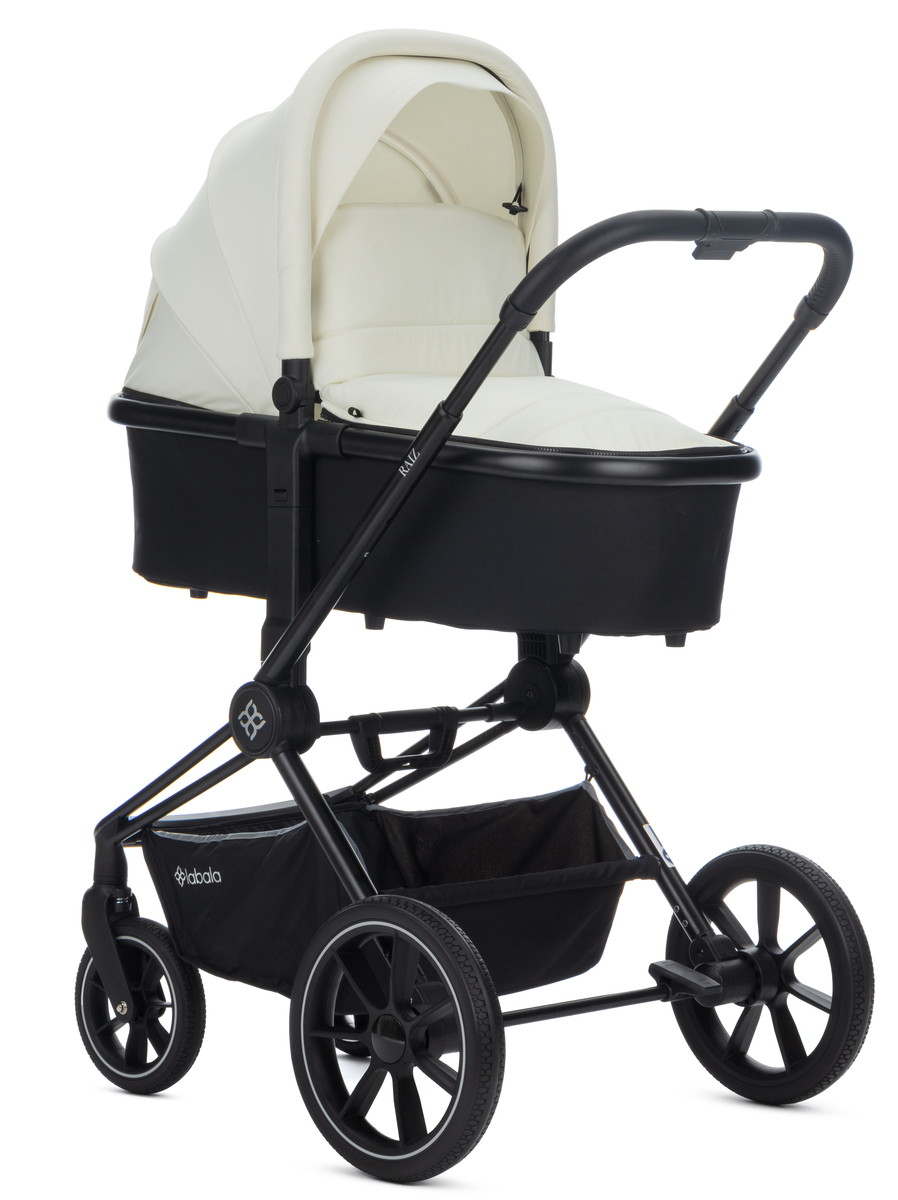 Коляска 2 в 1 Labala RAIZ (White Black)