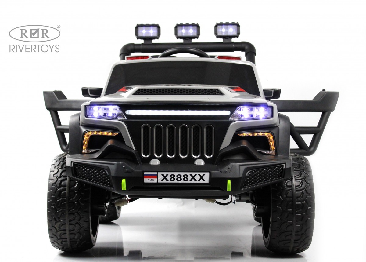 Детский электромобиль RiverToys X888XX серый ozstcit38g8o5zuf52v413z3215r5tch