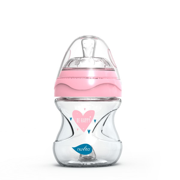 Антиколиковая бутылочка Nuvita 6013 Glass Collection 140мл, стекло розовый i256a6mdww1cpbawlvg5dh4kwukilpw1