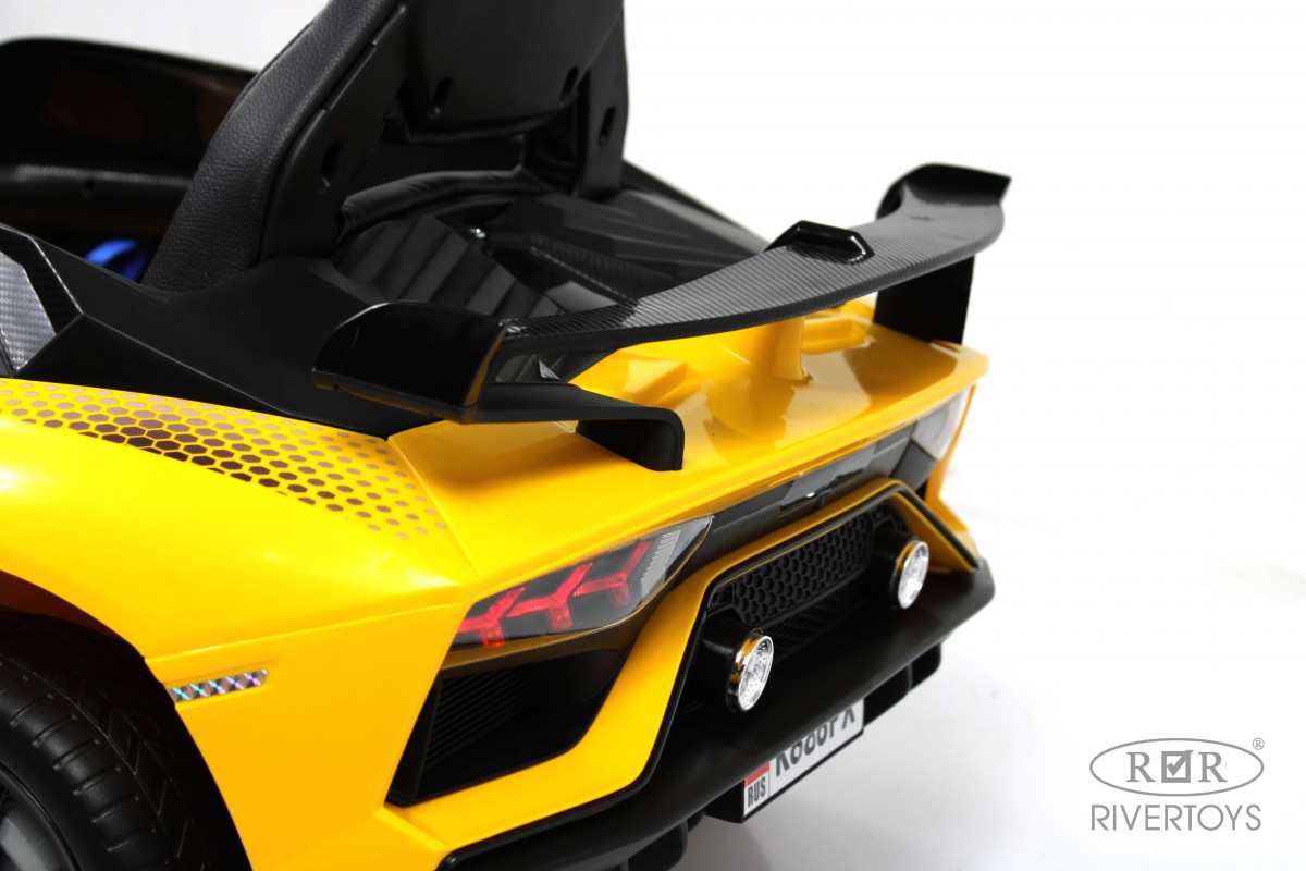 Детский электромобиль RiverToys K888PX желтый 9jx6rxxci01evz3a71z1wxyd0ahny8ei