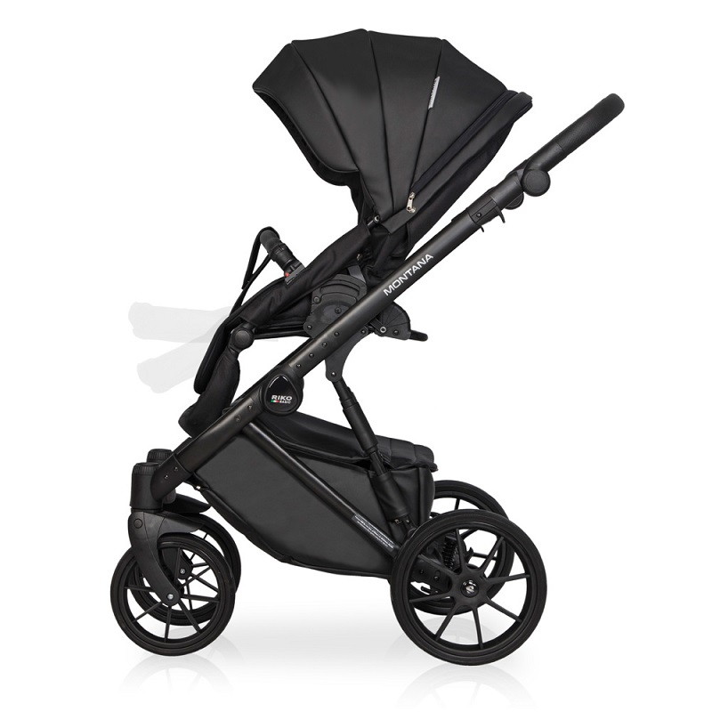 Коляска 2 в 1 RIKO BASIC MONTANA ECCO 12 Black (черный) ug7l7qqmqin4pjagrj9cyxevswxo0l6l
