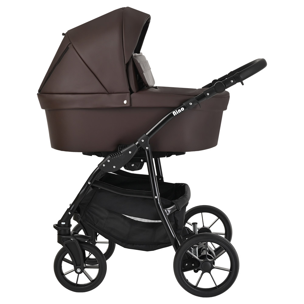 Коляска 2 в 1 PITUSO Nino Кожа Dark Brown 108132783-kolyaska-2-v-1-pituso-nino-kozha-dark-brown