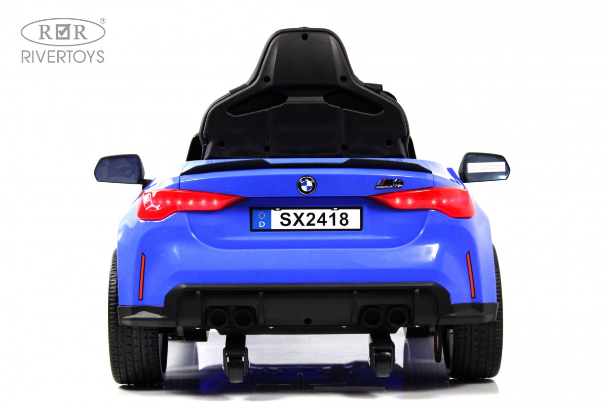 Детский электромобиль RiverToys BMW M4 A004AA синий 6e0k3mrseyd3xfr17tvsd0q3iln1dvru