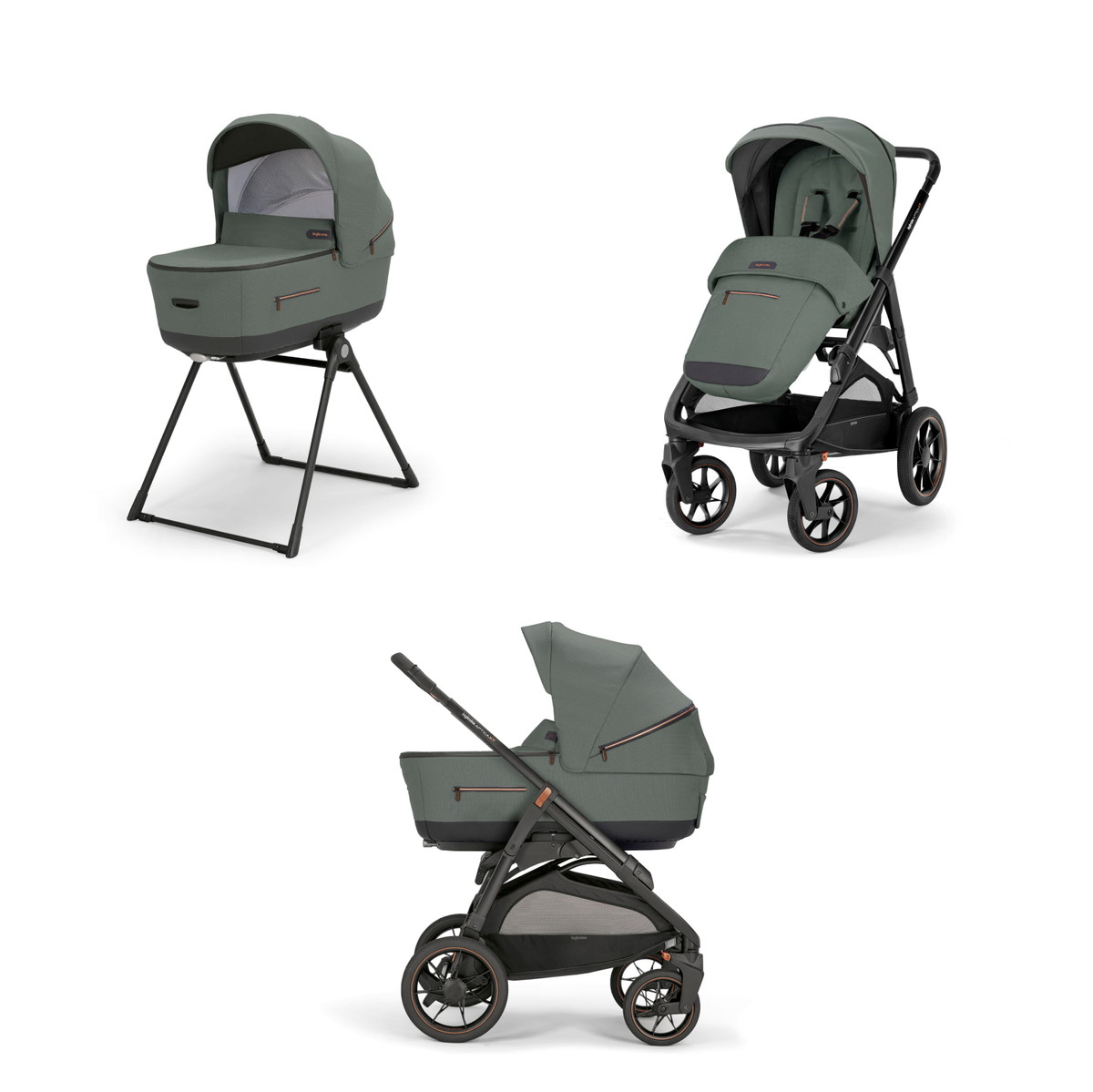 Коляска 2 в 1 Inglesina Aptica XT 2024 Taiga Green x6t852j5tvsqxuc8u0tat9qekegewigl