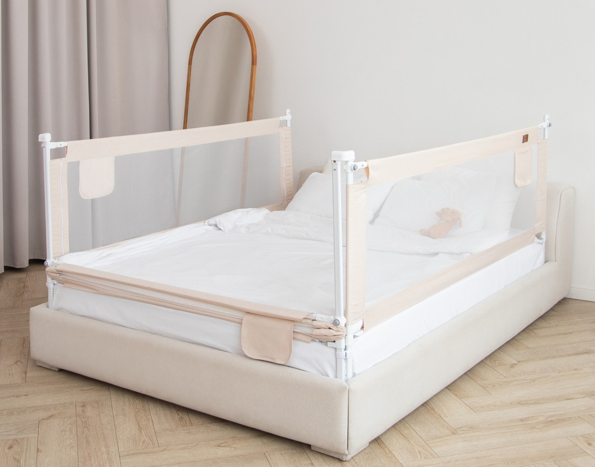 Барьер для кровати AmaroBaby Linear 180 см бежевый 1y8q490l1or1kmtavaq6v6n6qhun9y44