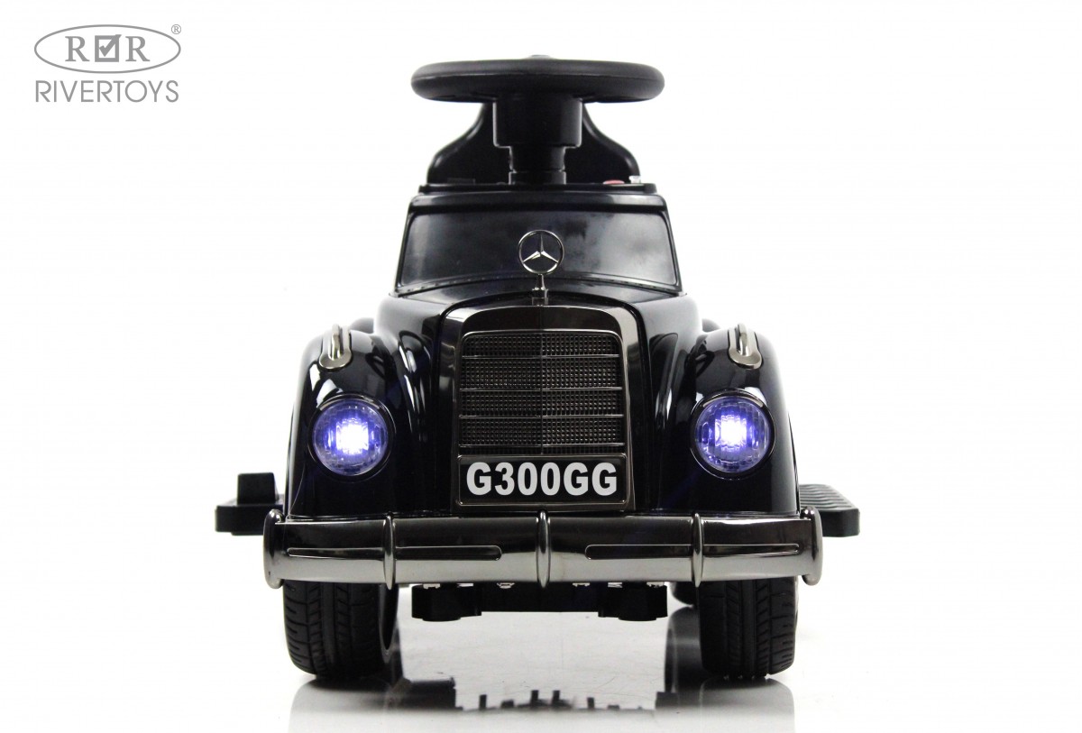 Детский толокар RiverToys Mercedes-AMG 300S G300GG-D с пультом управления черный глянец ylpgkougufpjmkxpf0mc7pnh4a0h7rad