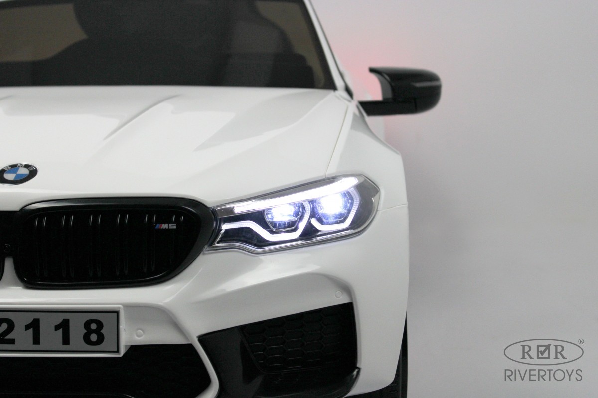Детский электромобиль RiverToys BMW M5 Competition A555MP белый e29dt5zpmpb0g44gw4uvaauzfdw94an4