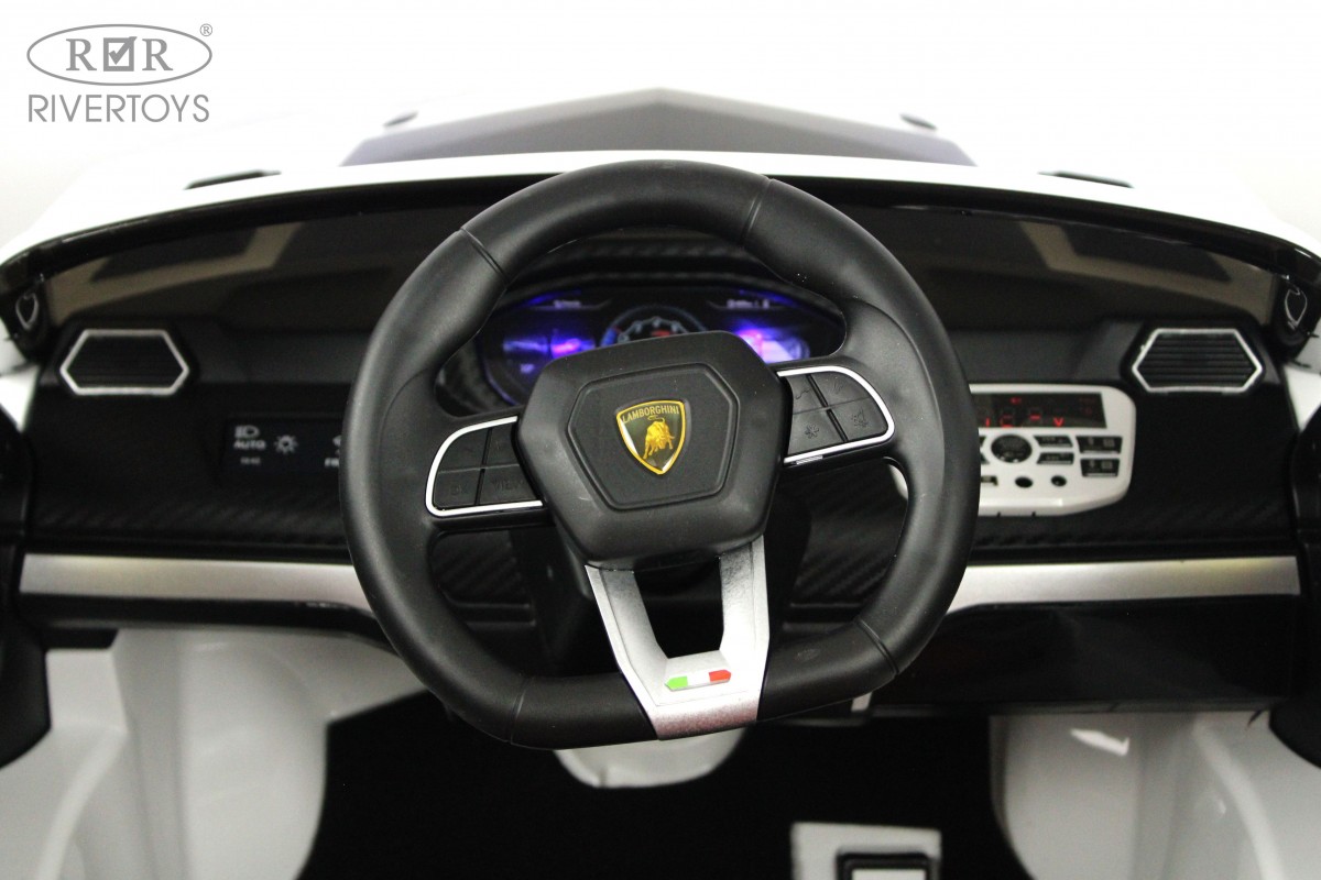 Детский электромобиль RiverToys Lamborghini Urus E777EE белый 9rn8hy4580dr17hmbxcbszdj292uslhh