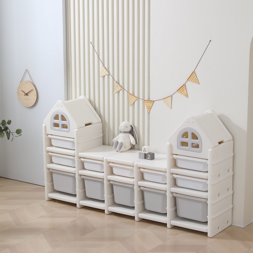 Стеллаж для игрушек UNIX Kids (12 ящиков) Grey  108131669-stellazh-dlya-igrushek-unix-kids-12-yashikov-grey-