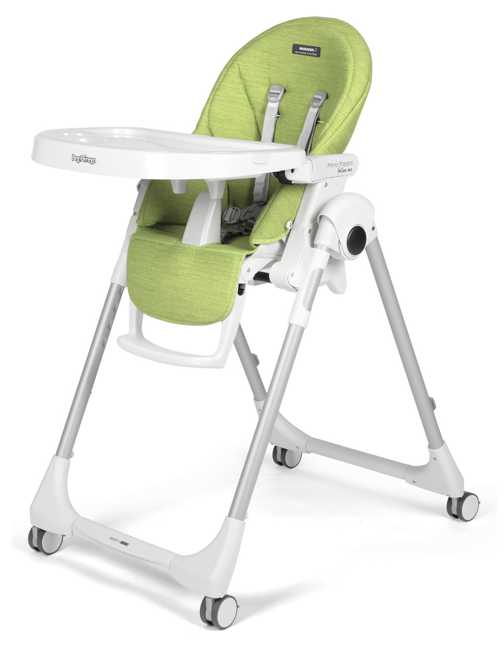Стульчик для кормления Peg Perego Prima Pappa Follow Me (Wonder Green)