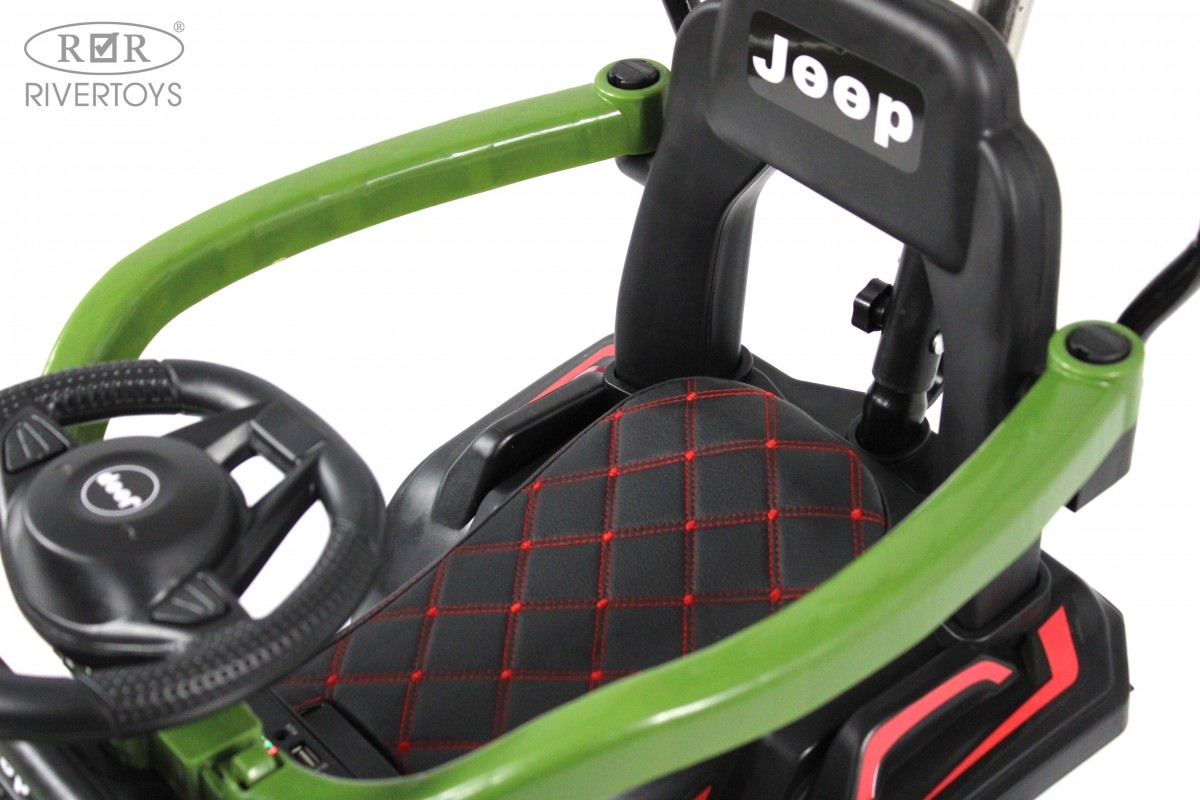 Детский электромобиль RiverToys G003GG зеленая 1knqltf9b2pshnmpaa9c8ud7vw8gzwf0