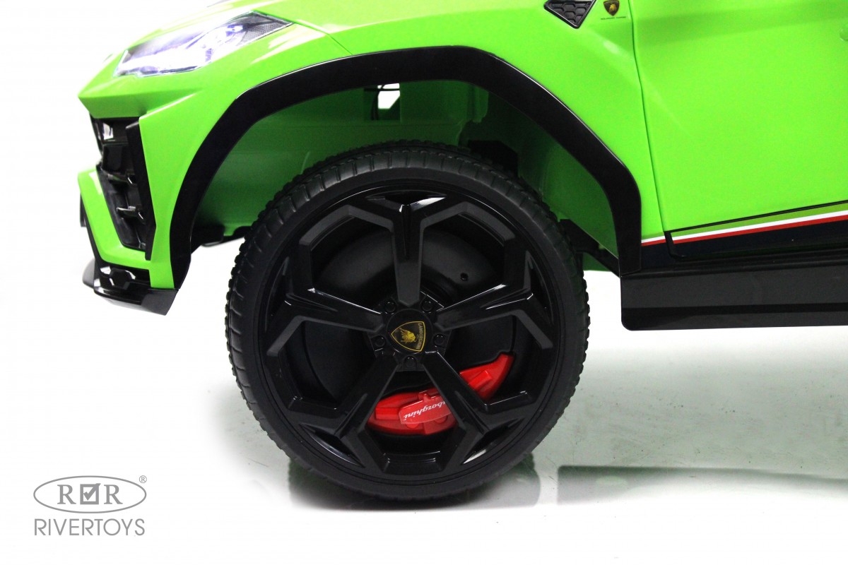 Детский электромобиль RiverToys Lamborghini Urus E777EE зеленый w4f0fxgqubjr3jd65v8dli8ym1egzo37
