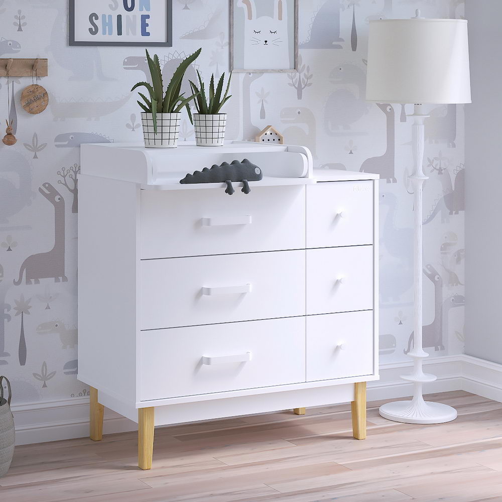 Комод Pituso Kids Vintage Premium ЛДСП 6 ящиков Белый аляска 49r9xms8vr47g0yk6kpfx3m79qxow4a6