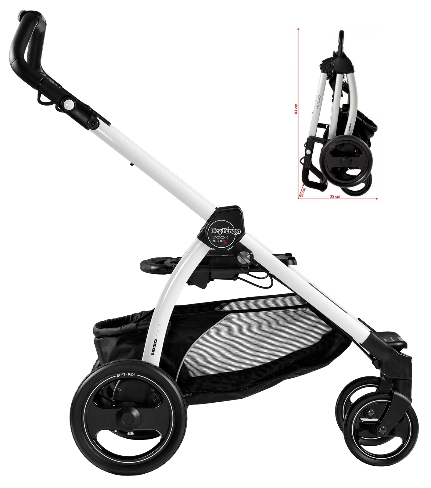 Шасси Peg Perego Book S White/Black eb6ab89abe9bc829901c8c17e536699b