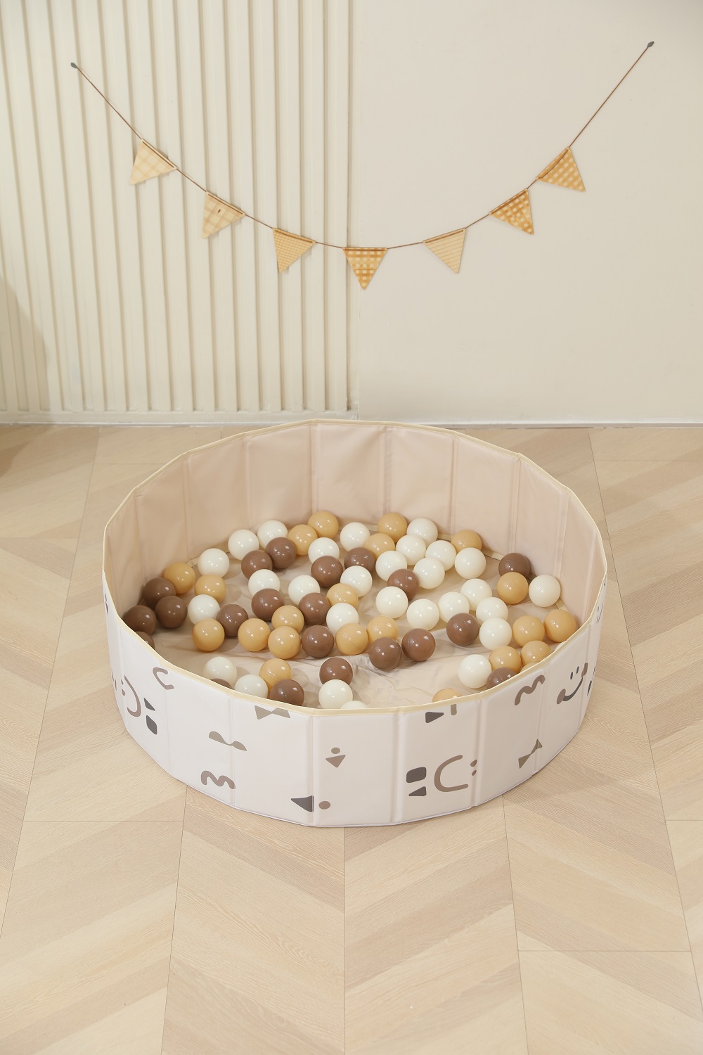 Сухой бассейн UNIX Kids Smile 100 (без шариков) Camel 108131793-suhoi-bassein-unix-kids-smile-100-bez-sharikov-camel