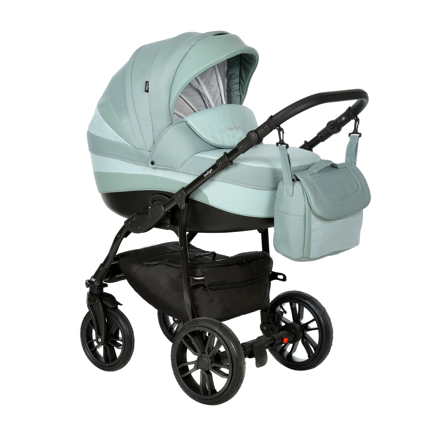 Коляска 2 в 1 Indigo INDIGO  шалфей 3cf8b0adaf3969211ff20e8a4b00a82c
