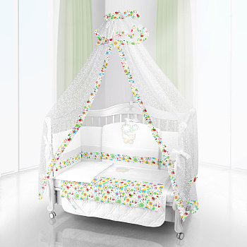 Комплект постельного белья Beatrice Bambini Unico Flower Campo (125х65) (стандарт)