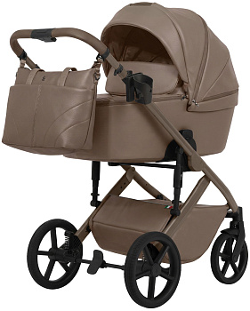 Коляска 2 в 1 Sweet Baby SBL Dolce Кожа (Milk Chocolate)