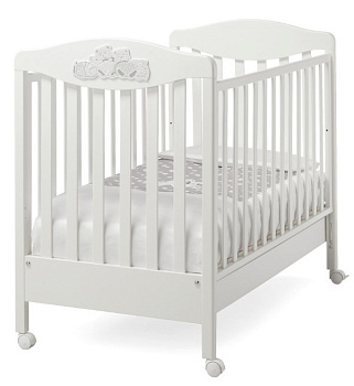 Детская кроватка Erbesi Tippy (White (белый))