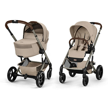 Коляска 2 в 1 Cybex Balios S Lux NEW (TPE Almond Beige)