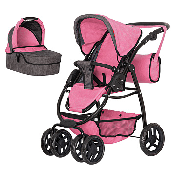 Коляски для кукол Carrello Avanti 2 в 1 (PINK)
