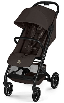 Прогулочная коляска Cybex Beezy NEW (Chocolate Brown c дождевиком и бампером)