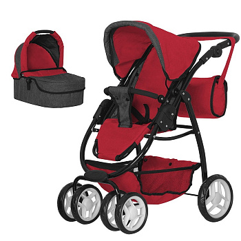 Коляски для кукол Carrello Avanti 2 в 1 (RED)