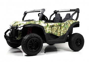 Детский электромобиль RiverToys Buggy P333PP (зеленый камуфляж)