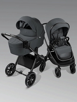 Коляска  2 в 1 с термолюлькой Amarobaby Phenom (Графит)