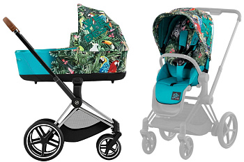 Коляска 2 в 1 Cybex Priam IV (шасси Chrome Brown) (DJ Khaled We the Best)