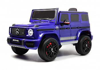 Детский электромобиль RiverToys Mercedes-AMG G63 K999KK (синий глянец)