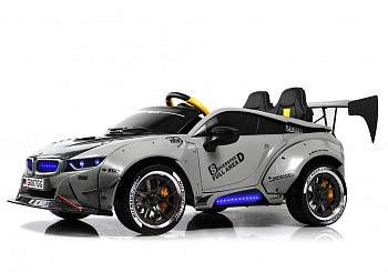 Детский электромобиль RiverToys G007GG (серый)