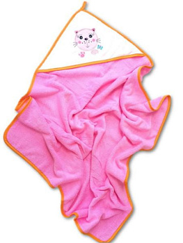 Детское полотенце для купания Uviton Kitten 90х90 см