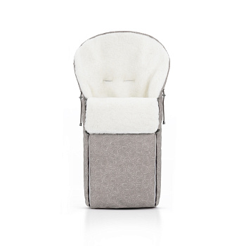 Конверт в коляску Beatrice Bambini Fiori (экокожа) (Grey)