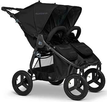 Детская коляска для двойни Bumbleride Indie Twin 2 в 1 (Black)