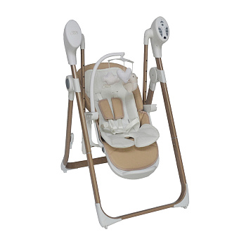 Стульчик-электрокачели Sweet Baby Fiesta (Gold Beige)