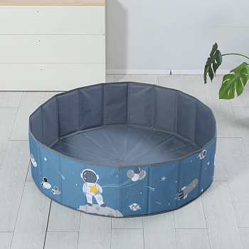 Сухой бассейн UNIX Kids Space 100 (без шариков) (Blue)