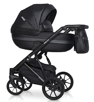 Коляска 2 в 1 RIKO BASIC DELTA ECCO (15 Black (черный))