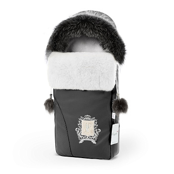 Конверт в коляску Esspero Heir (Black/White)