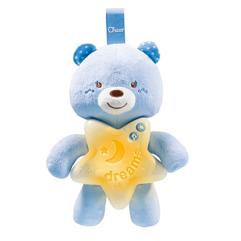 Игрушка-подвеска Chicco "Медвежонок" (голубой)
