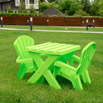 Набор садовой мебели UNIX Kids Garden (Green)