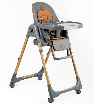 Стульчик для кормления Amarobaby Elegant (Серый)