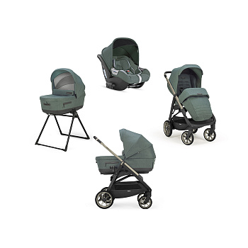 (не использовать)Коляска 3 в 1 Inglesina Aptica System Quattro (Neptune Greyish/Iridium)