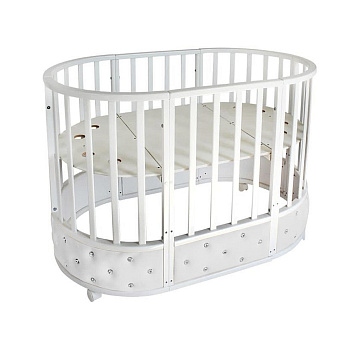 Кроватка-трансформер 7 в 1 Sweet Baby Cappellini (Белый)
