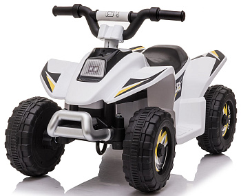 Детский электроквадроцикл RiverToys H001HH (белый)