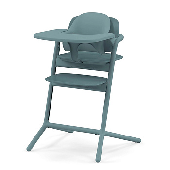 Стульчик Cybex Lemo 4-in-1 Set с мягким вкладышем (Stone Blue)