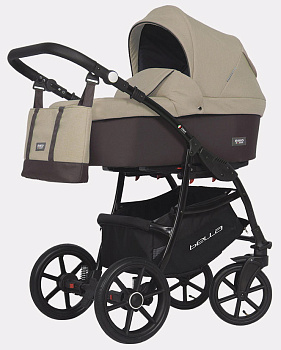 Детская коляска Riko Basic Bella 2 в 1 (07 коричневый-бежевый)
