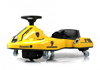 Детский электромобиль RiverToys K009PX (желтый)