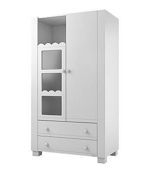 Детский шкаф Micuna Amelia Aran Luxe А-1718 со стразами Swarowski (White)