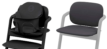 Набор мягких чехлов к стульчику Cybex Lemo Comfort Inlay (Stunning Black)